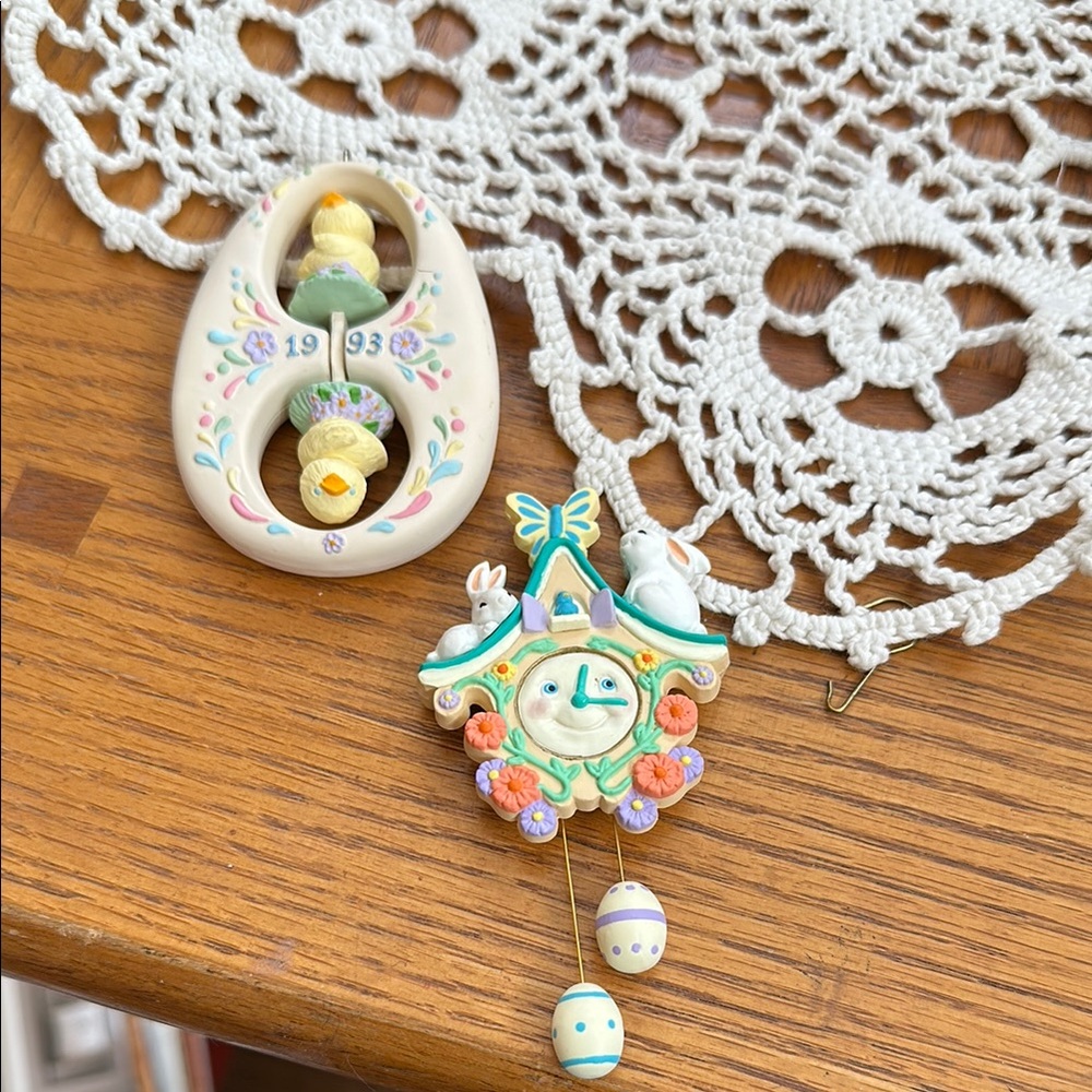 Colorful Ceramic Easter Ornaments